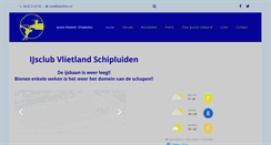 Desktop Screenshot of ijsclubvlietland.nl