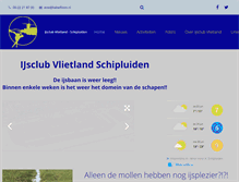 Tablet Screenshot of ijsclubvlietland.nl